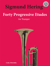 40 PROGRESSIVE ETUDES TRUMPET Book with Online Audio REVISED EDITION cover Thumbnail